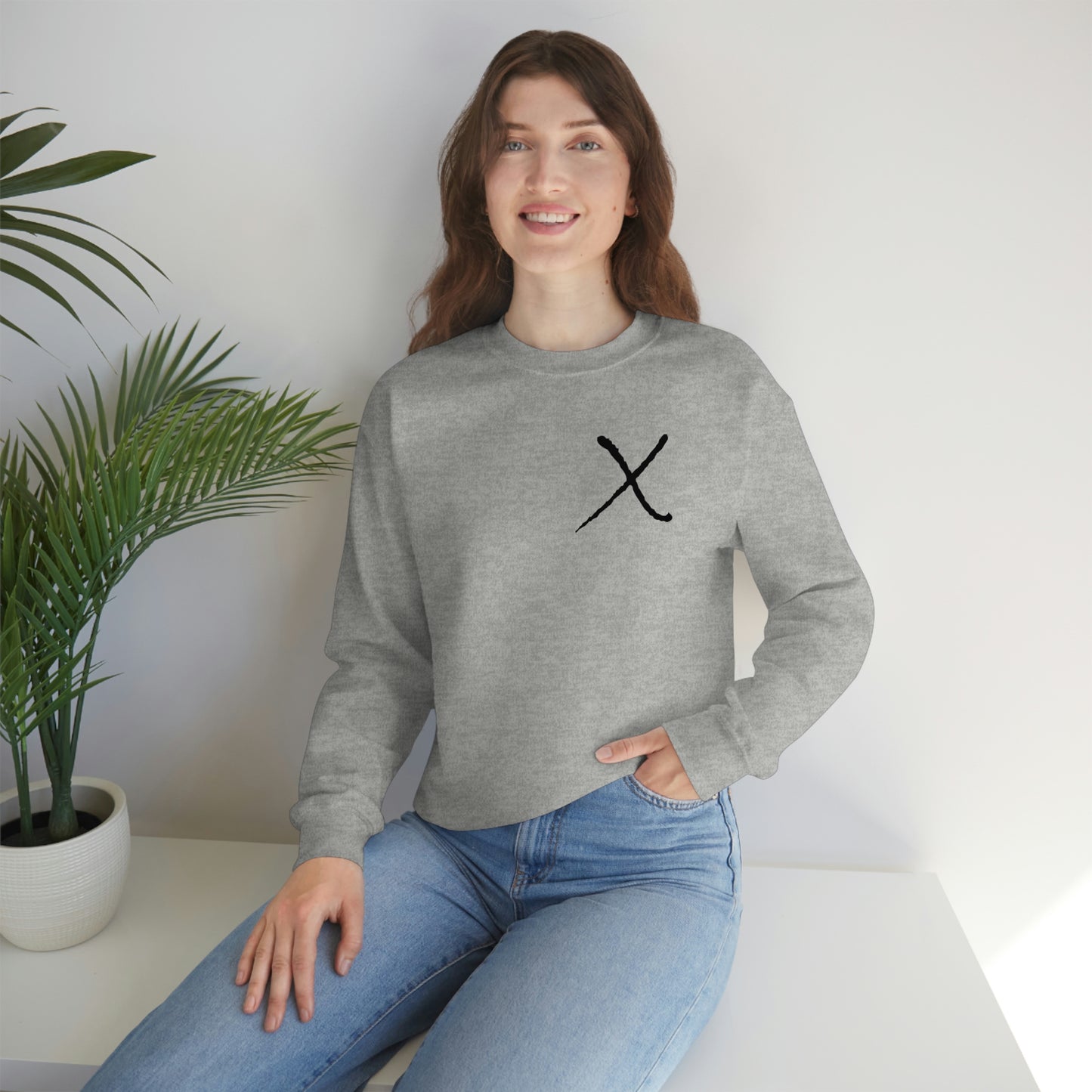 X Mark Unisex Heavy Blend™ Crewneck Sweatshirt