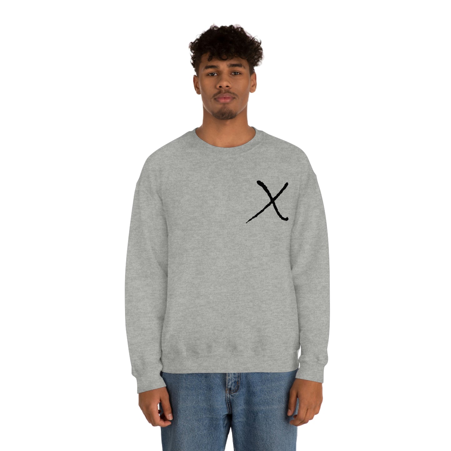 X Mark Unisex Heavy Blend™ Crewneck Sweatshirt