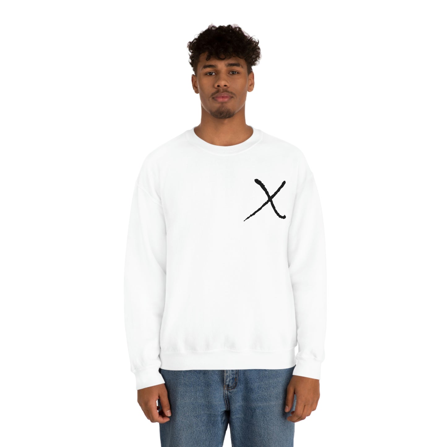 X Mark Unisex Heavy Blend™ Crewneck Sweatshirt