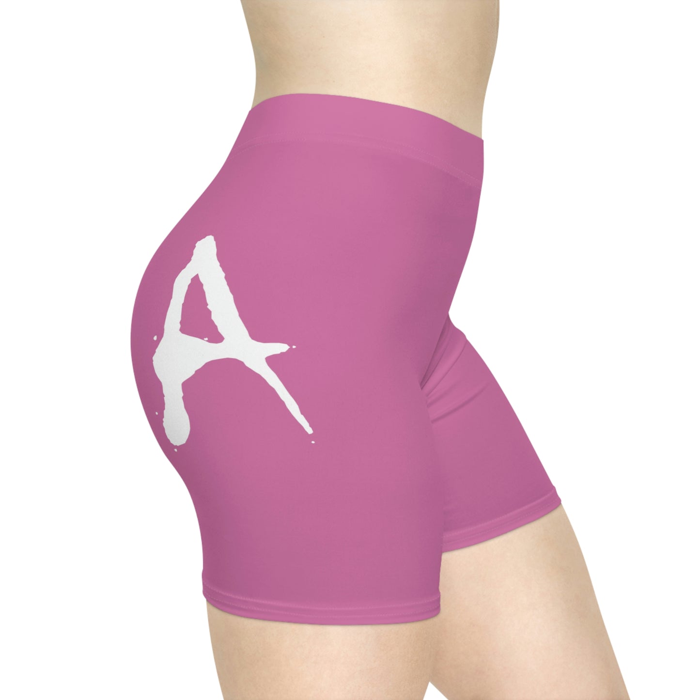 Chiller A Women's Light Pink Biker Shorts