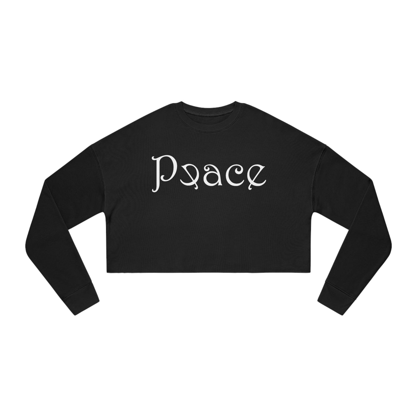 Peace Women's Cropped Sweatshirt