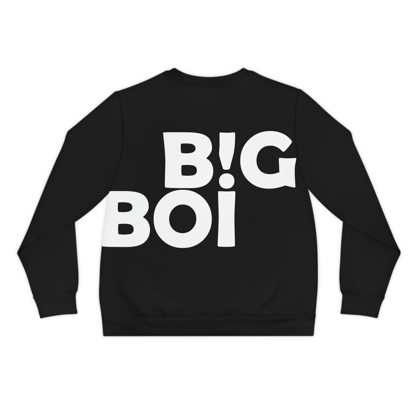 B!G BOI Black Lightweight Sweatshirt (AOP)