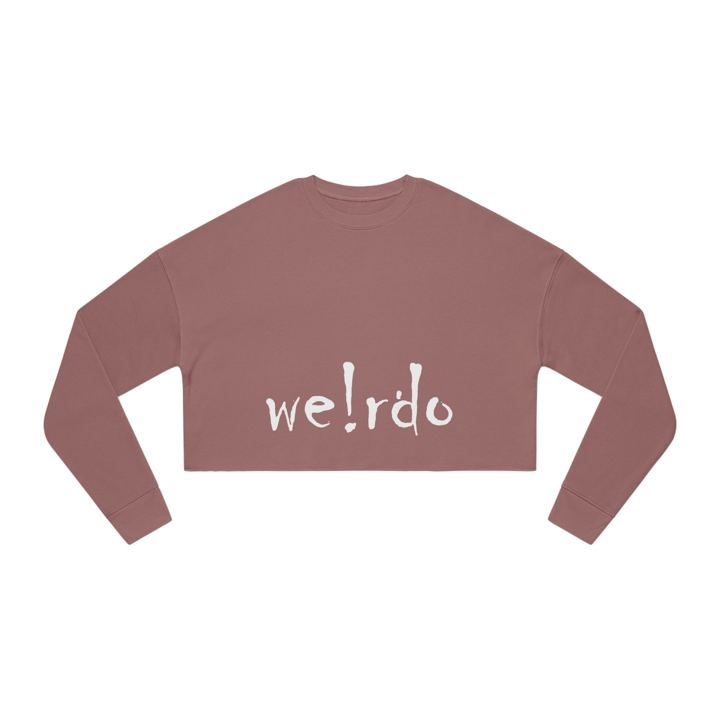 We!rdo Women's Cropped Sweatshirt