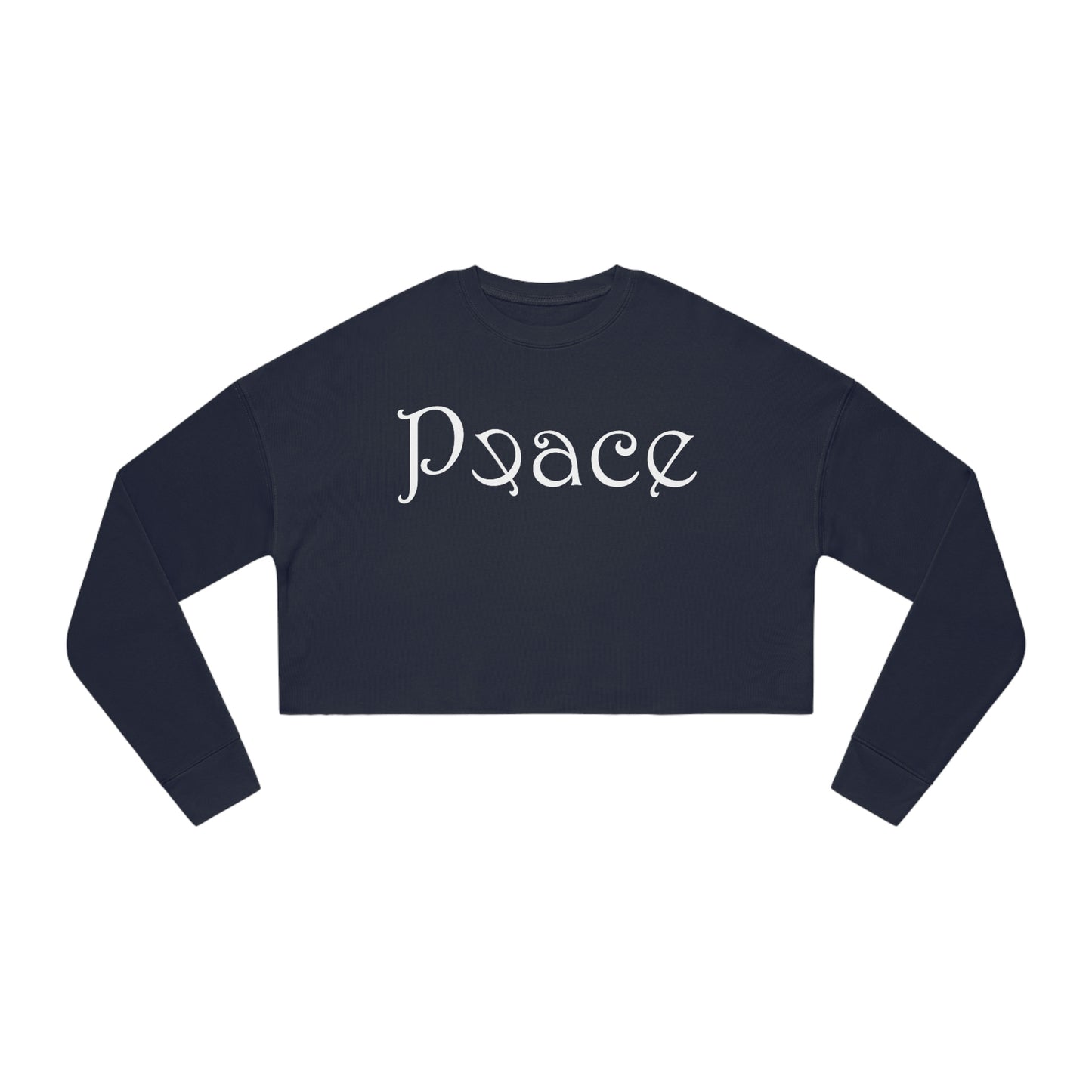 Peace Women's Cropped Sweatshirt