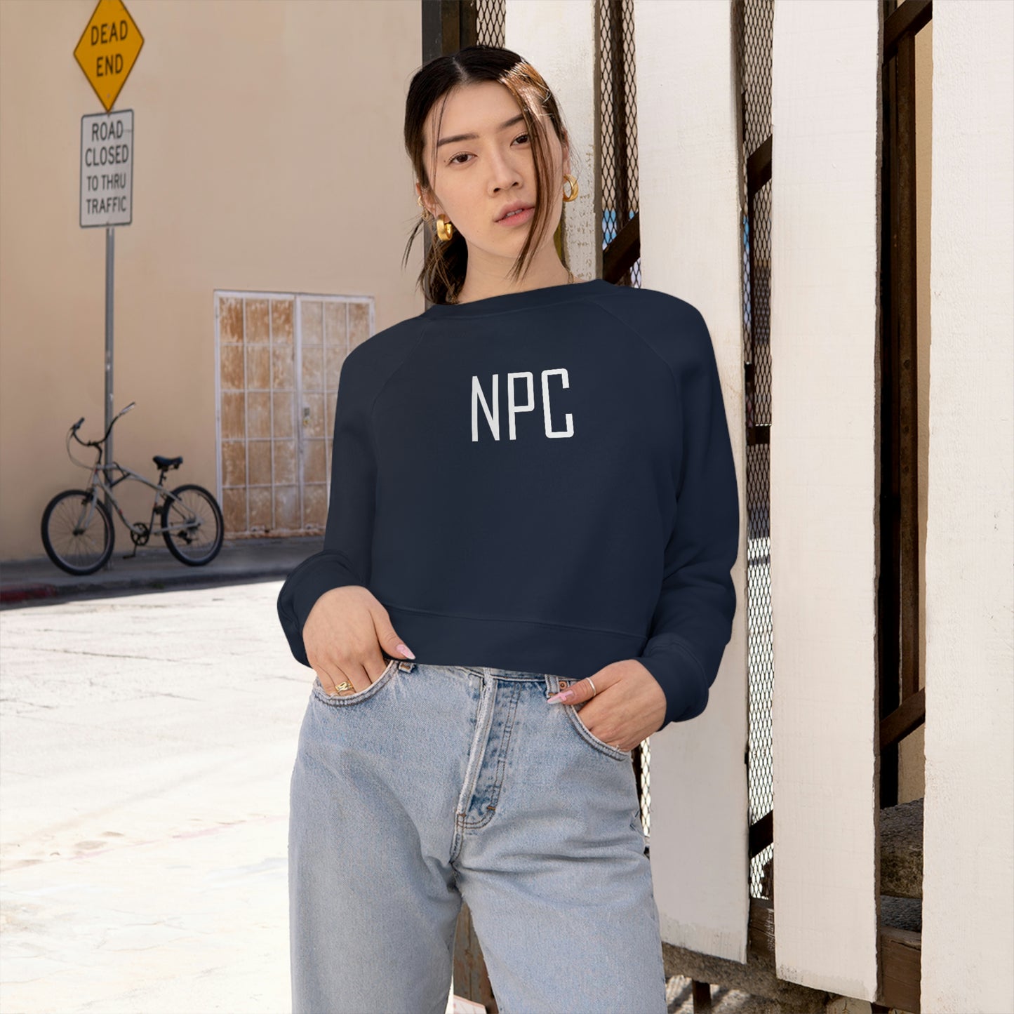 NPC Women's Cropped Fleece Pullover