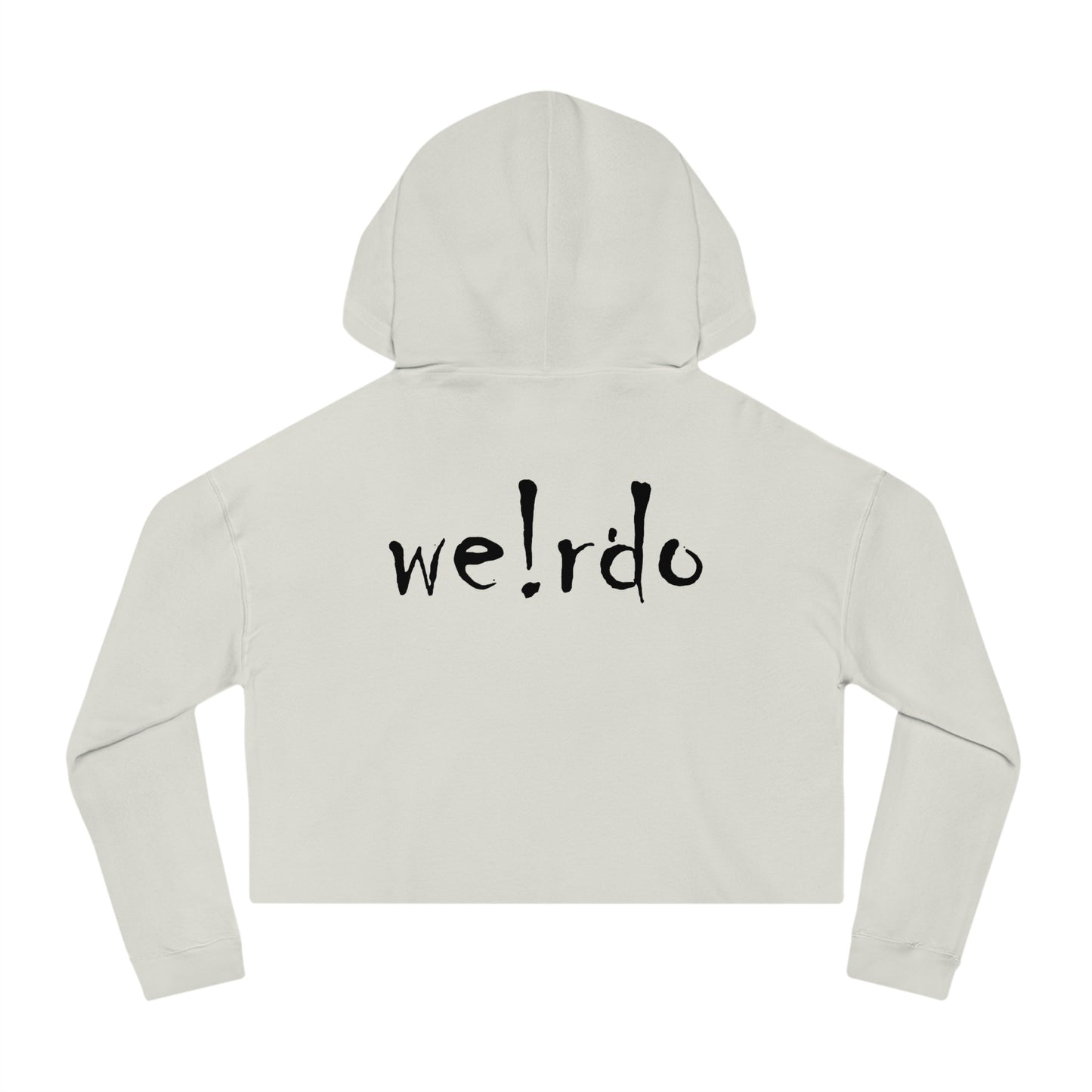 We!rdo Women’s Cropped Hooded Sweatshirt