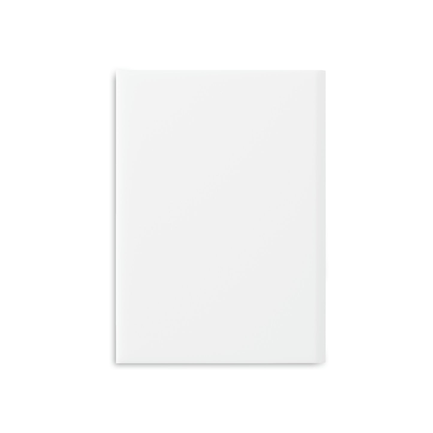 Chiller A White Hardcover Notebook with Puffy Covers