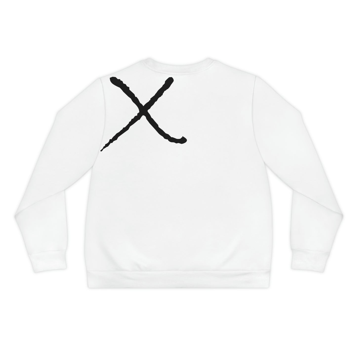 X Mark White Lightweight Sweatshirt (AOP)