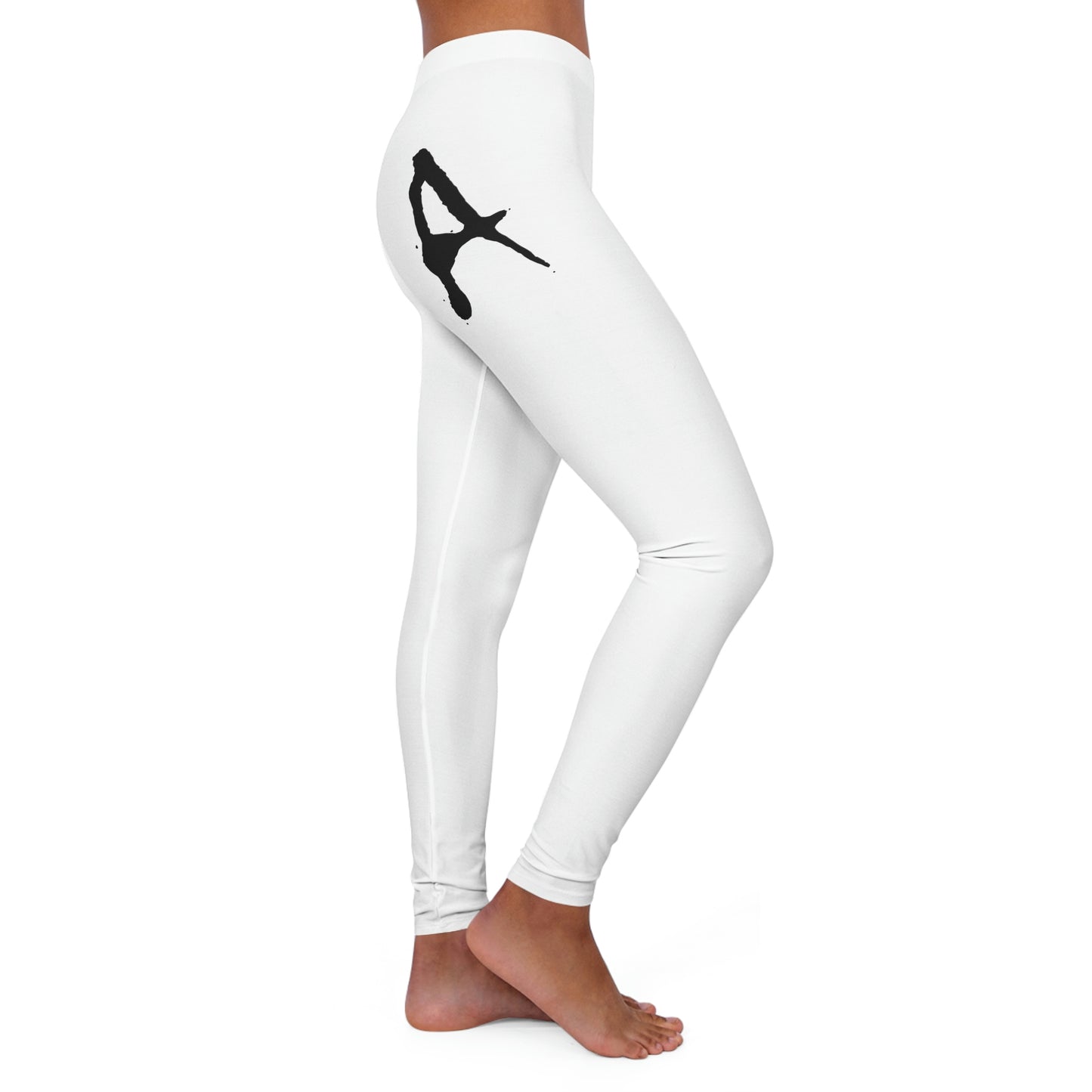 Chiller A Women's White Spandex Leggings