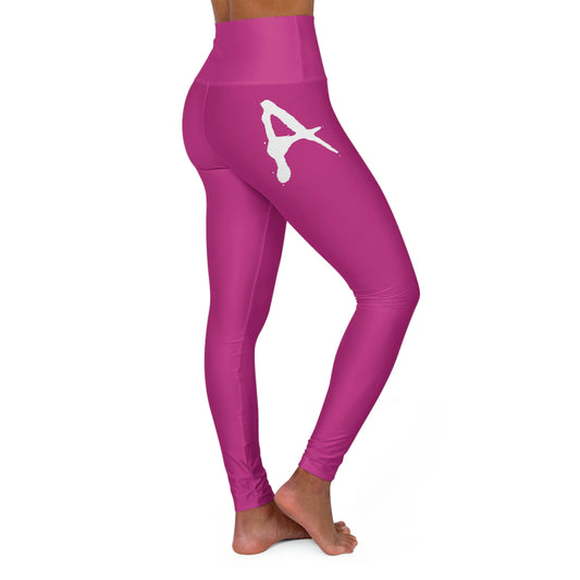 Chiller A Pink High Waisted Yoga Leggings