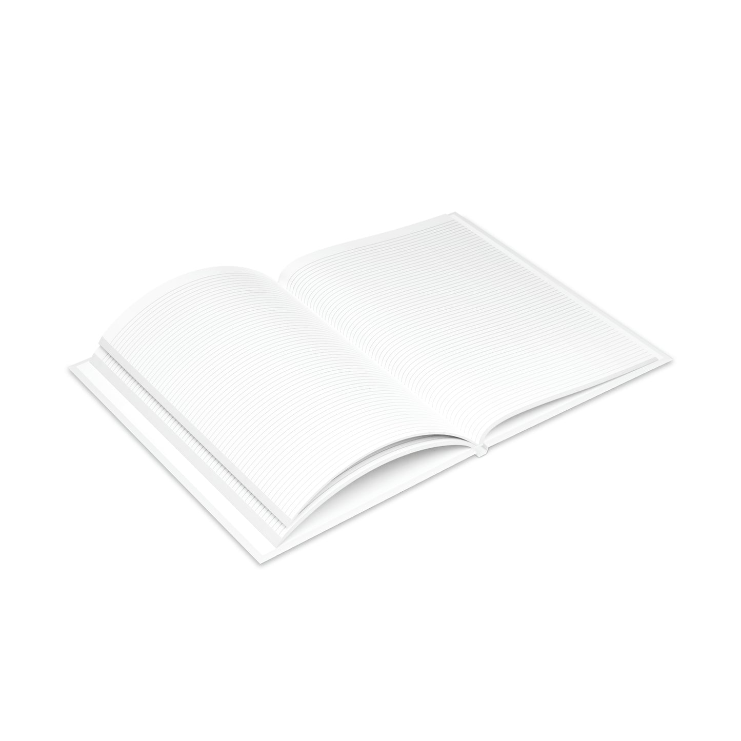 Chiller A White Hardcover Notebook with Puffy Covers