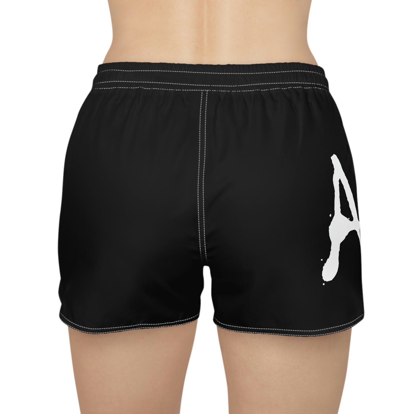 Chiller A Women's Black Casual Shorts (AOP)