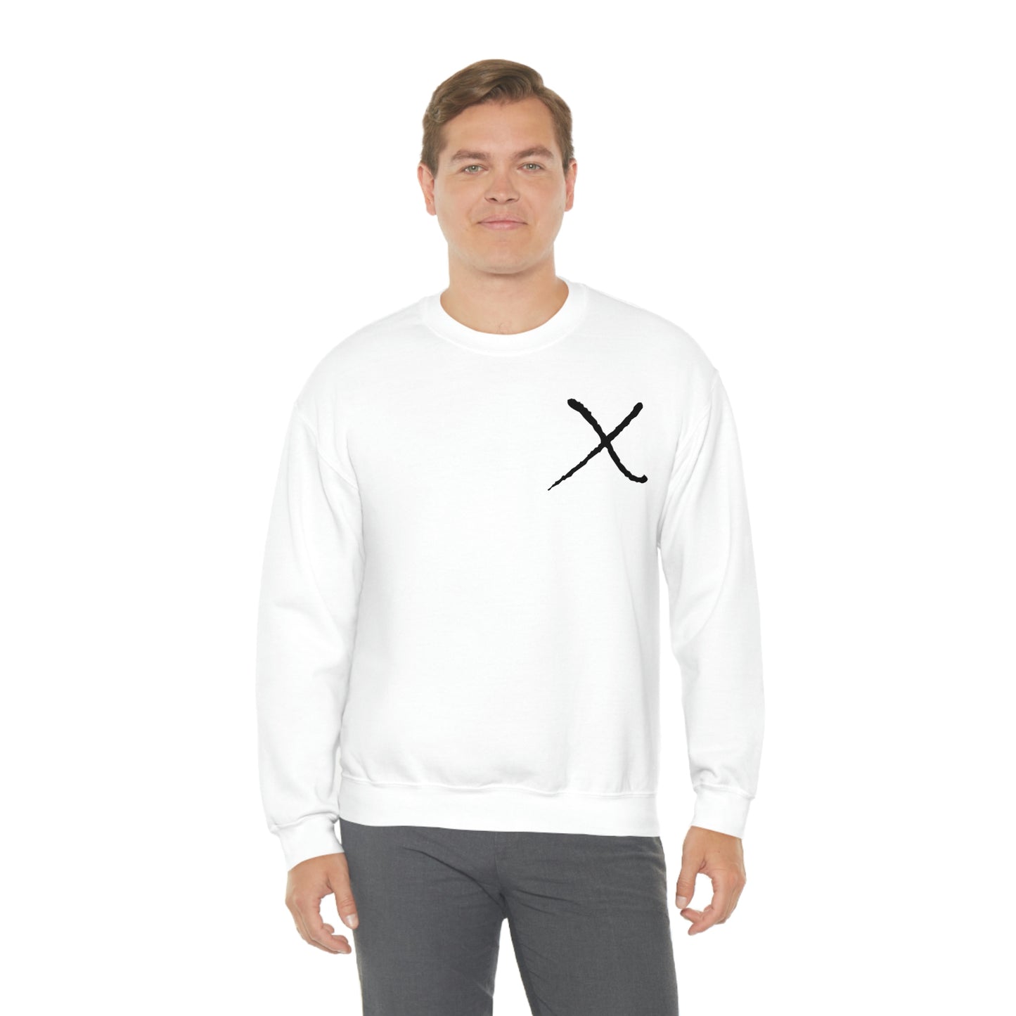 X Mark Unisex Heavy Blend™ Crewneck Sweatshirt