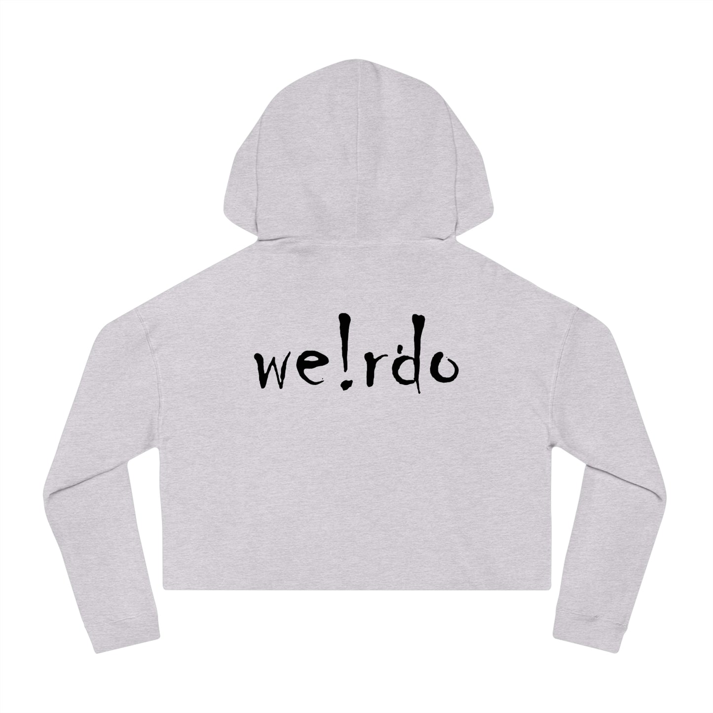 We!rdo Women’s Cropped Hooded Sweatshirt