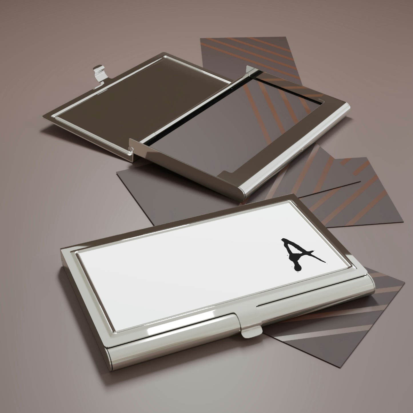 Chiller A White Business Card Holder