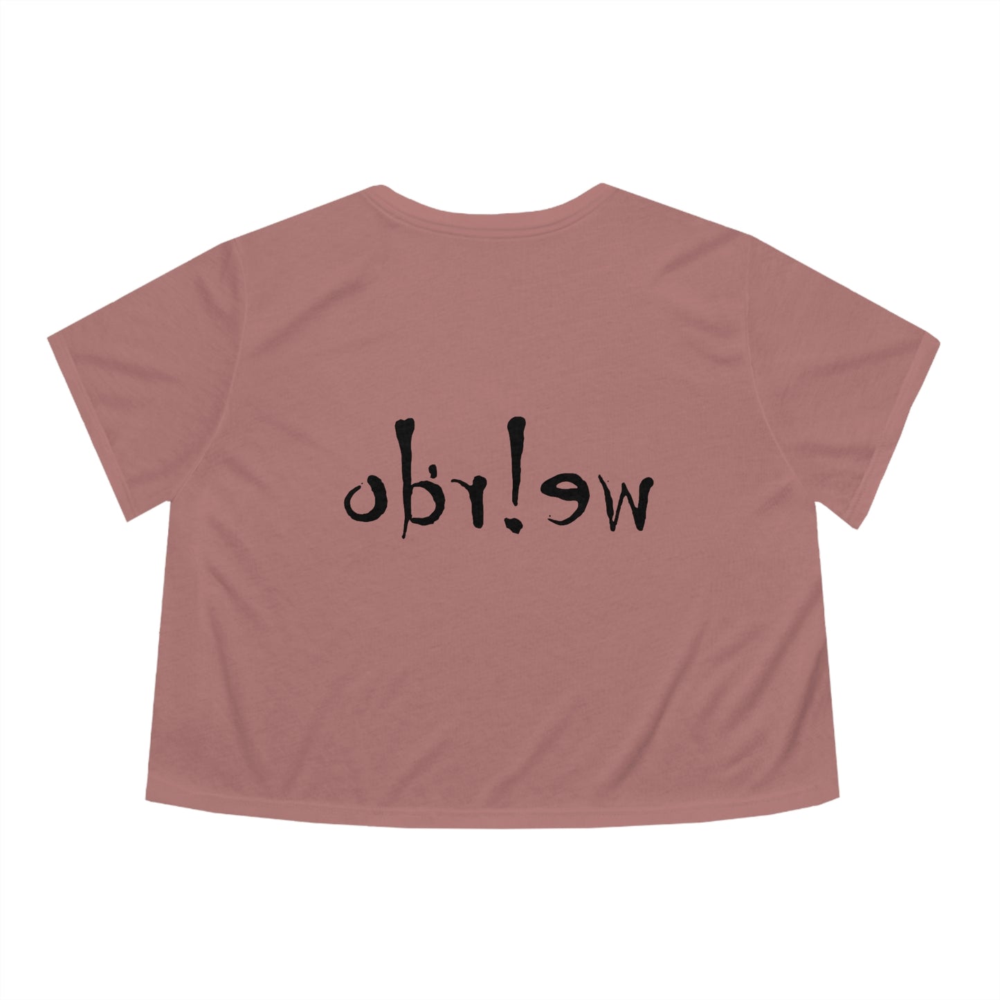 We!rdo Women's Flowy Cropped Tee