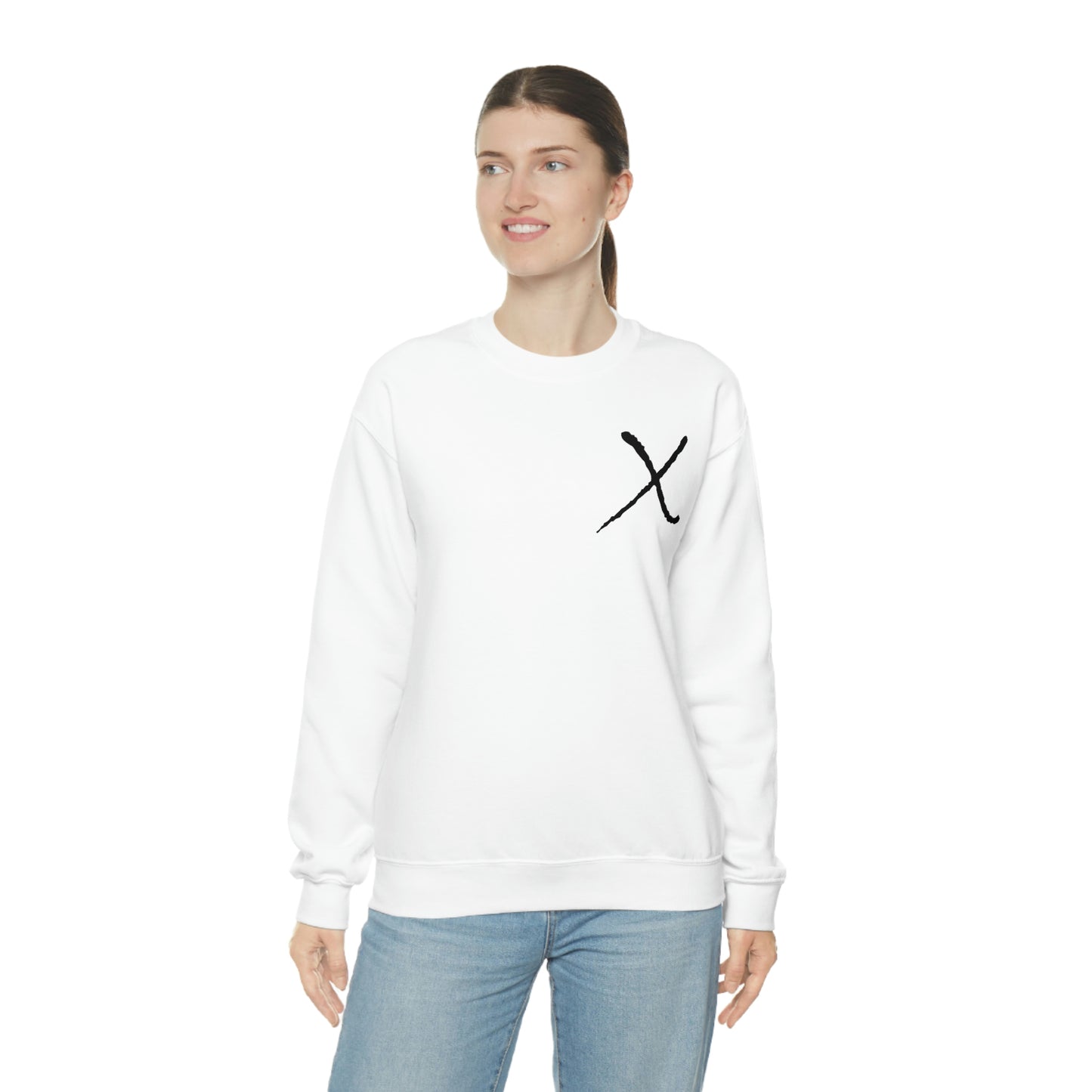 X Mark Unisex Heavy Blend™ Crewneck Sweatshirt