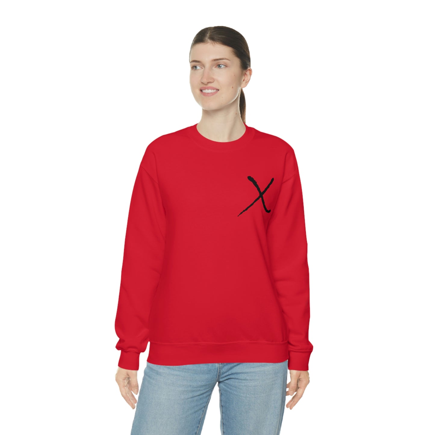 X Mark Unisex Heavy Blend™ Crewneck Sweatshirt