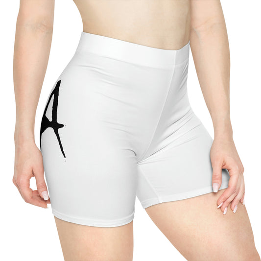 Chiller A Women's White Biker Shorts