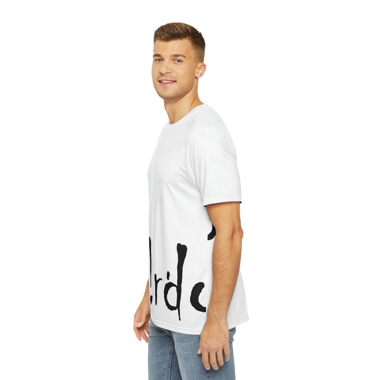 We!rdo Men's White Polyester Tee (AOP)