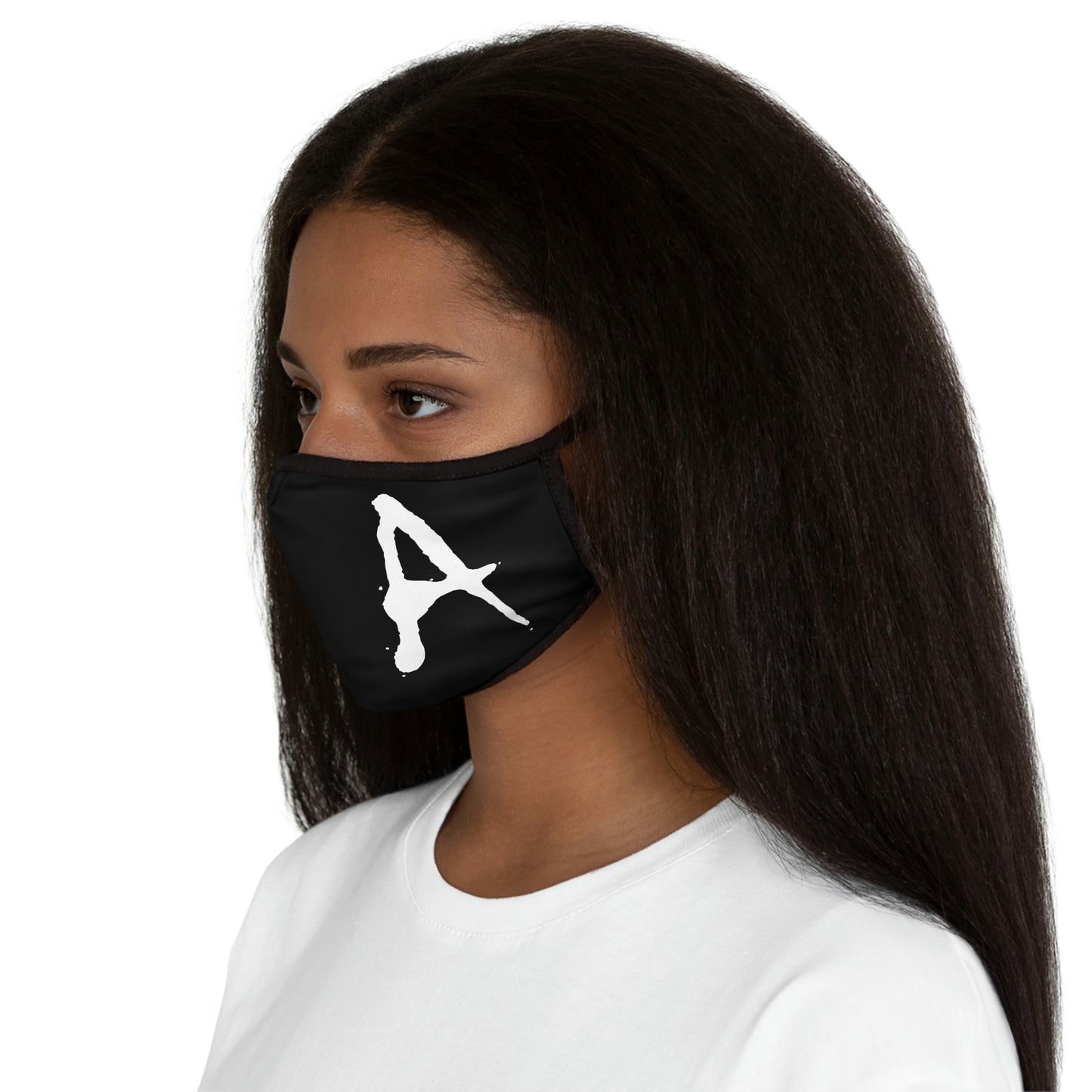 Chiller A Black Fitted Polyester Face Mask