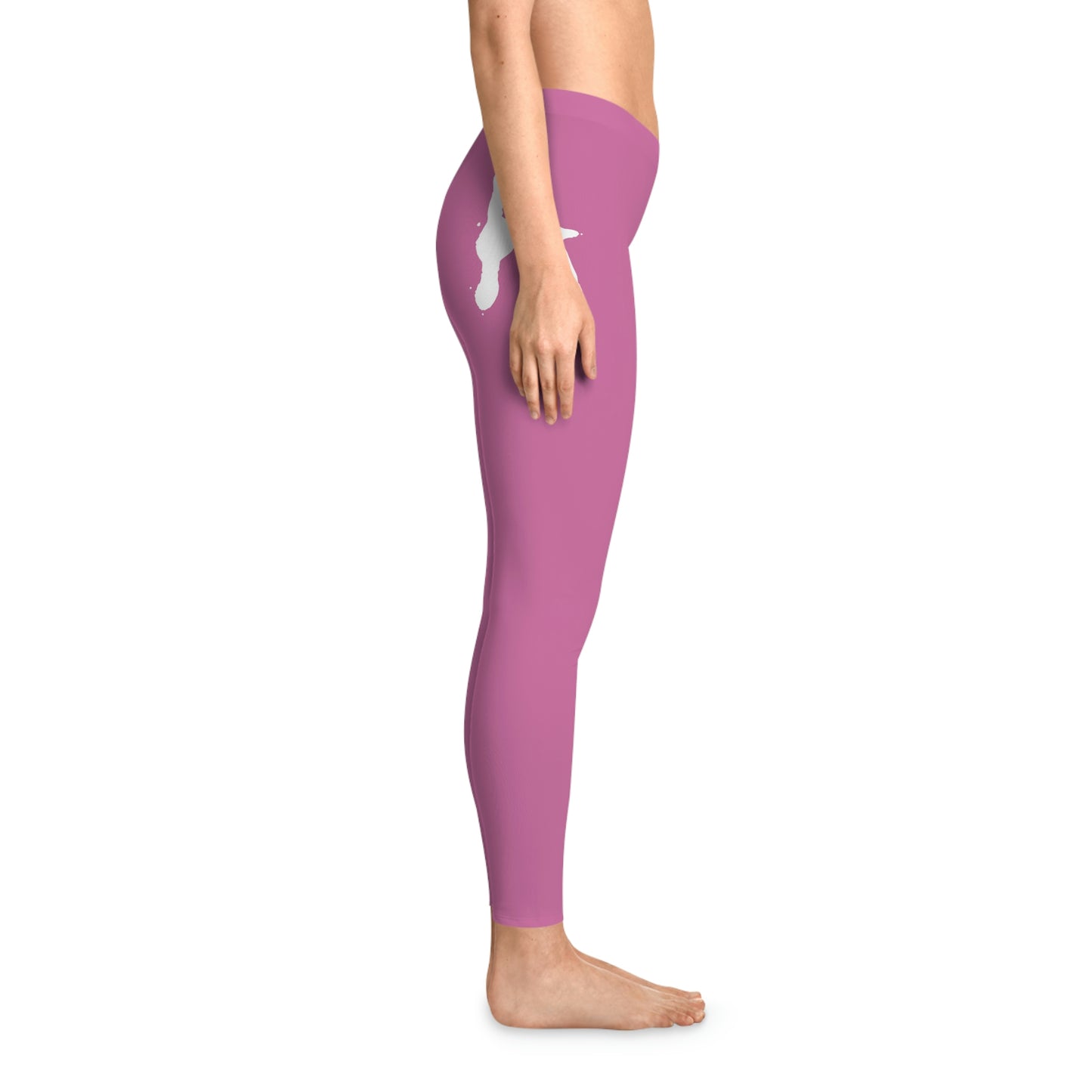 Chiller A Light Pink Stretchy Leggings