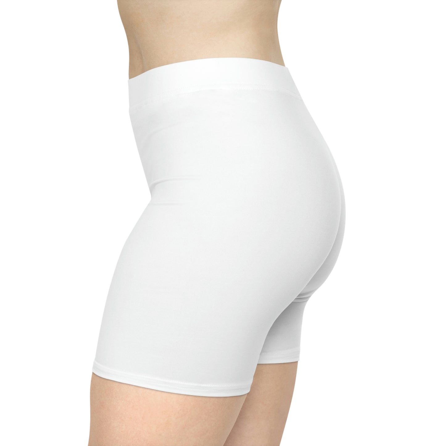 Chiller A Women's White Biker Shorts