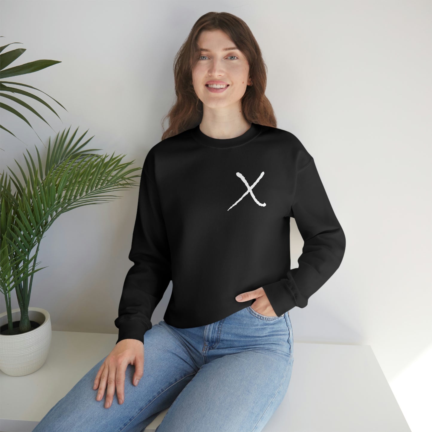 X Mark Unisex Heavy Blend™ Crewneck Sweatshirt