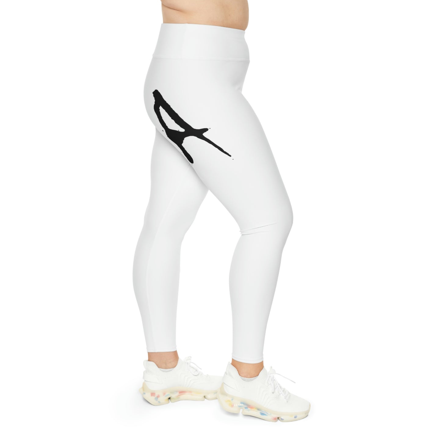 Chiller A Plus Size White Leggings