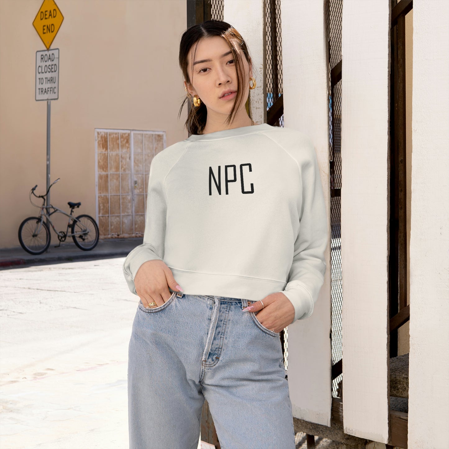 NPC Women's Cropped Fleece Pullover