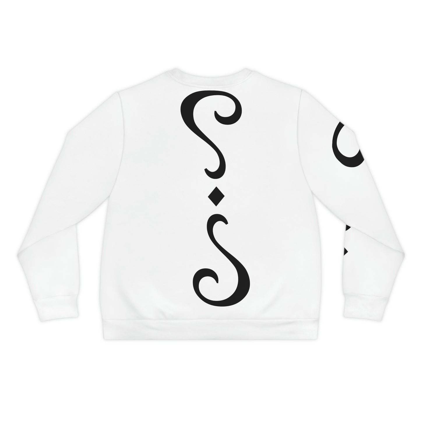 French Question White Lightweight Sweatshirt (AOP)