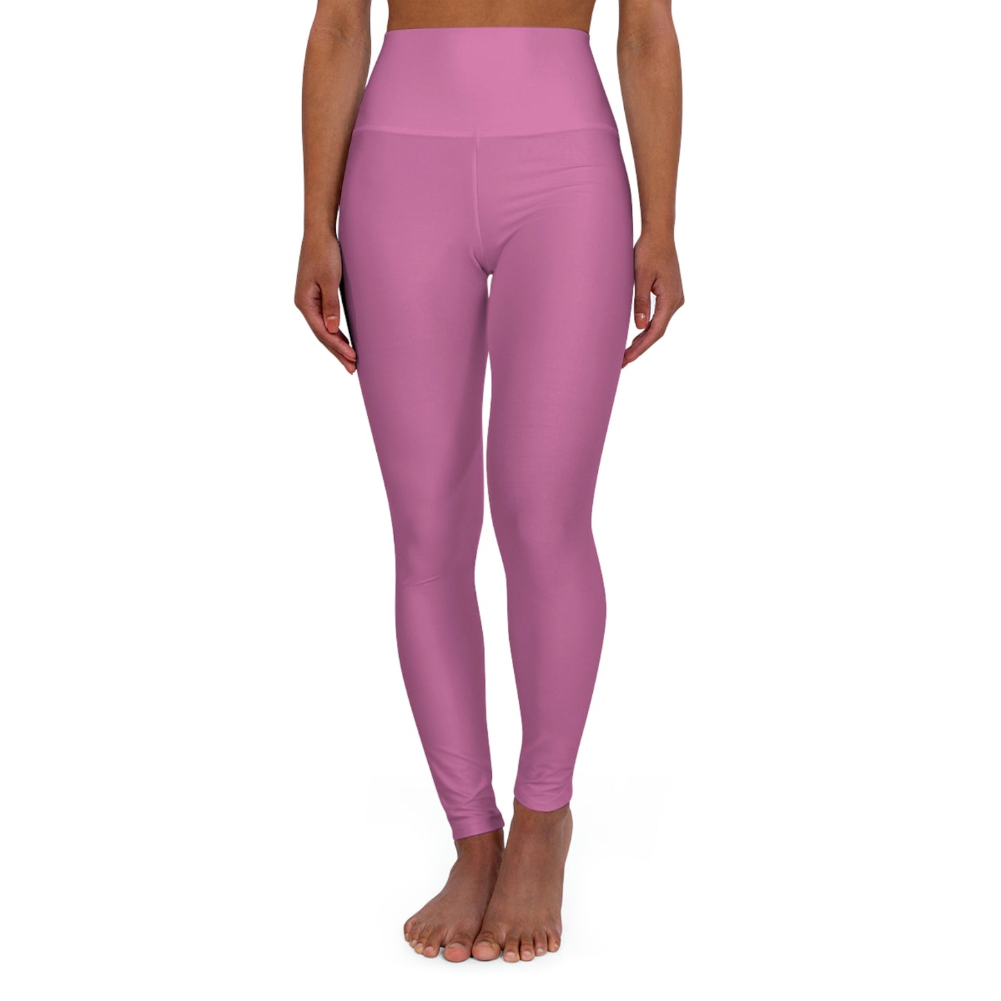 Chiller A Light Pink High Waisted Yoga Leggings