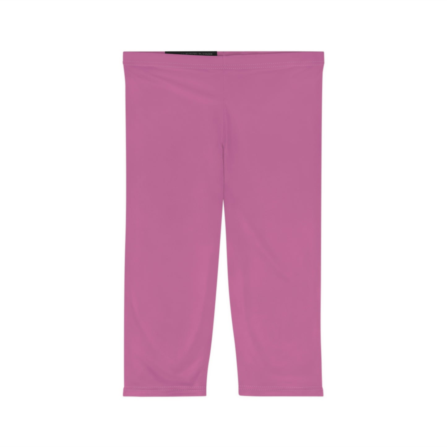 Chiller A Women’s Light Pink Capri Leggings (AOP)