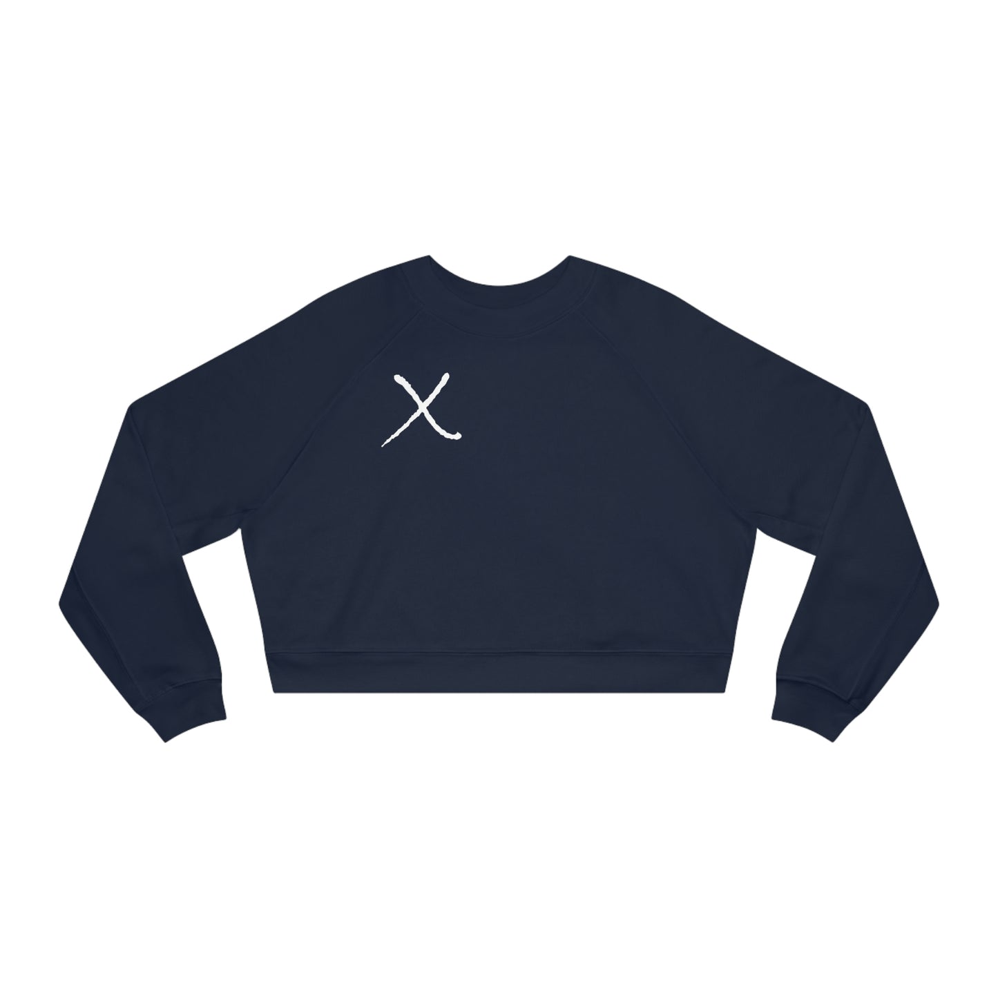 X Mark Women's Cropped Fleece Pullover