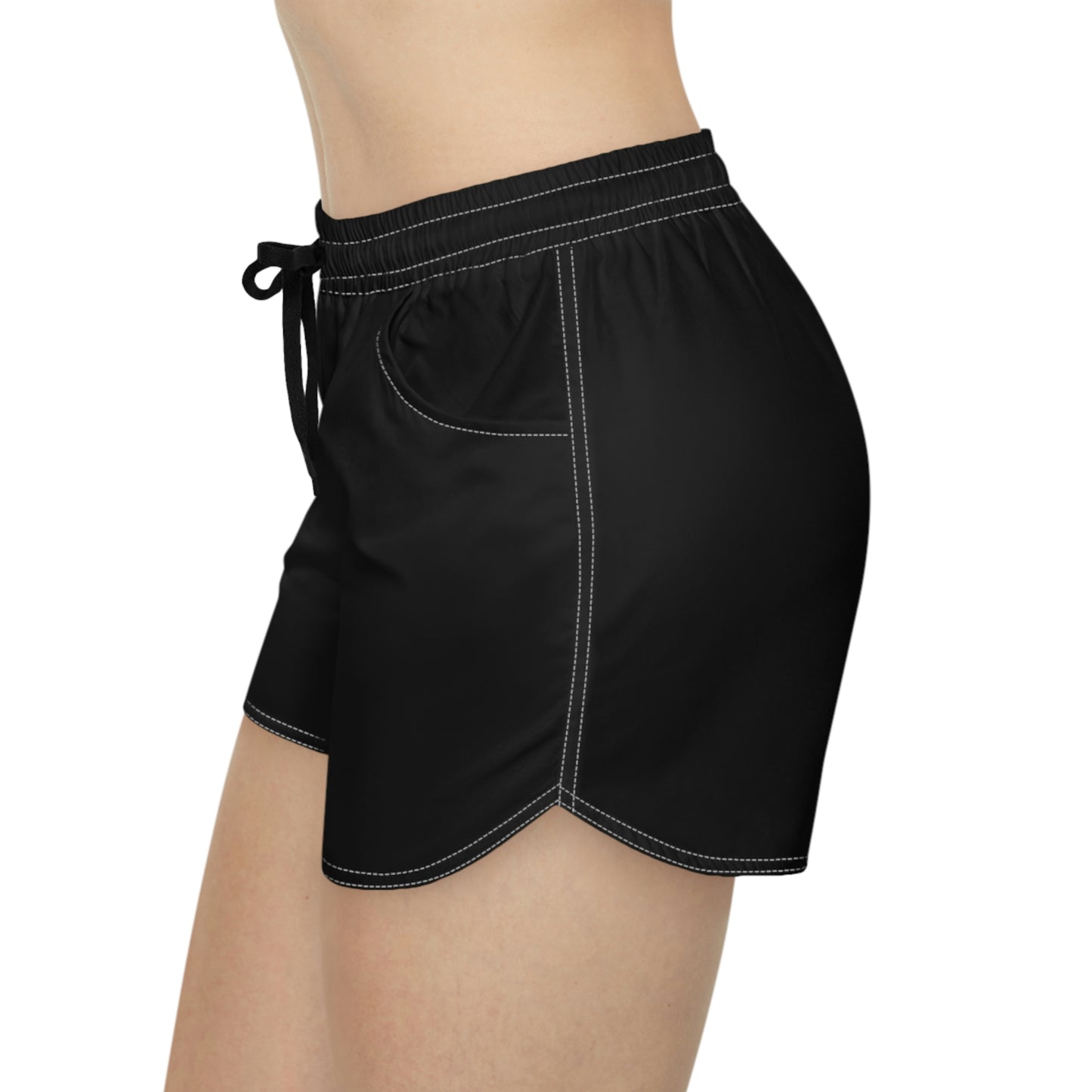 Chiller A Women's Black Casual Shorts (AOP)