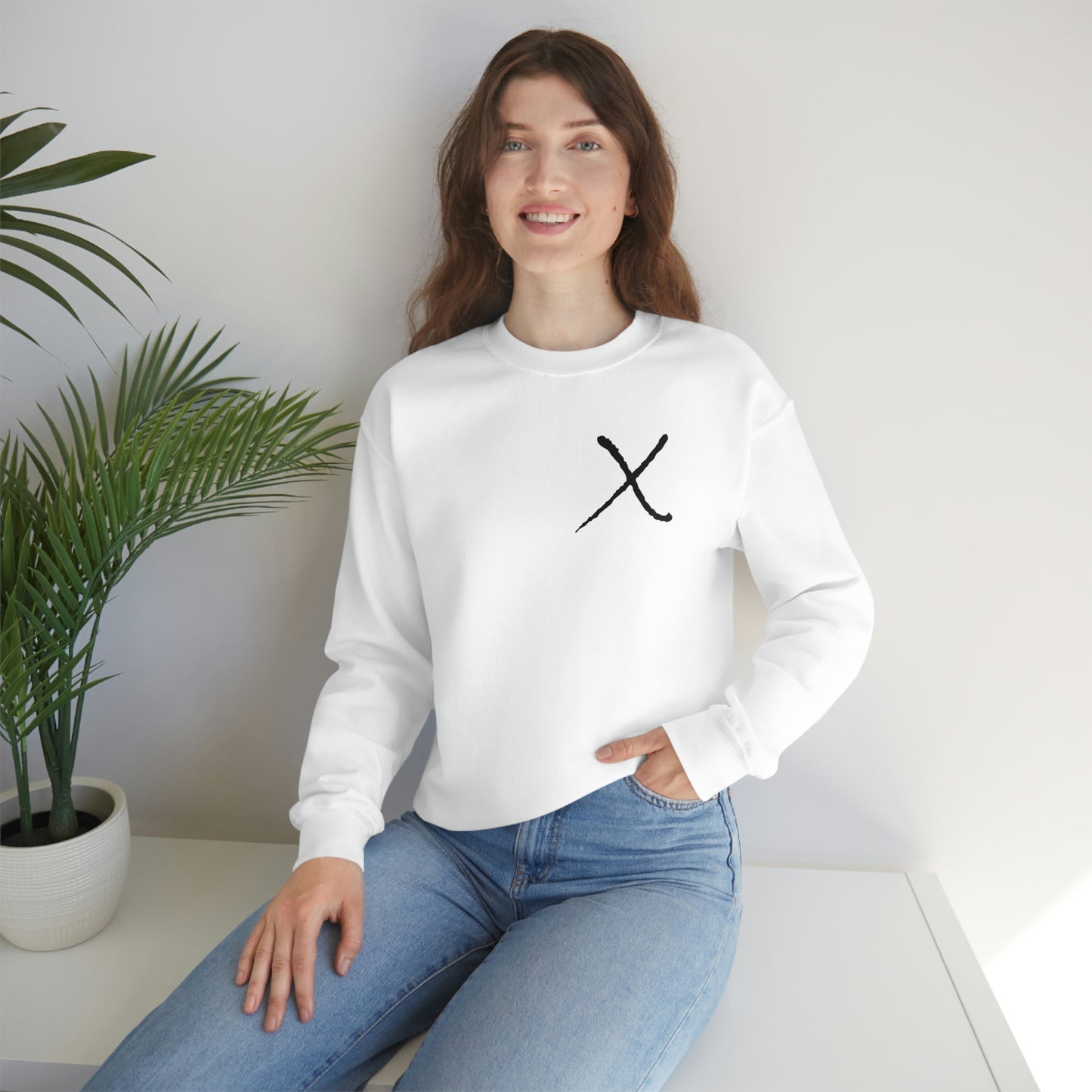 X Mark Unisex Heavy Blend™ Crewneck Sweatshirt