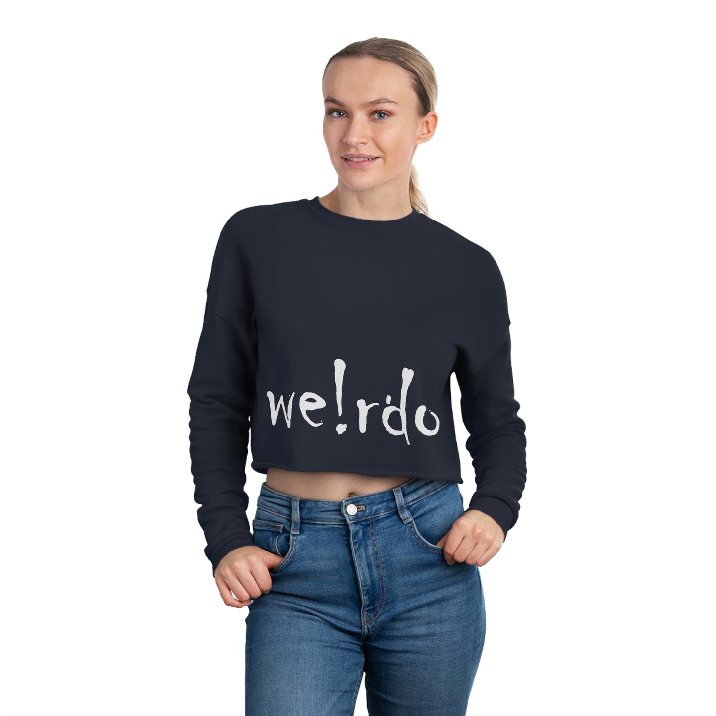 We!rdo Women's Cropped Sweatshirt