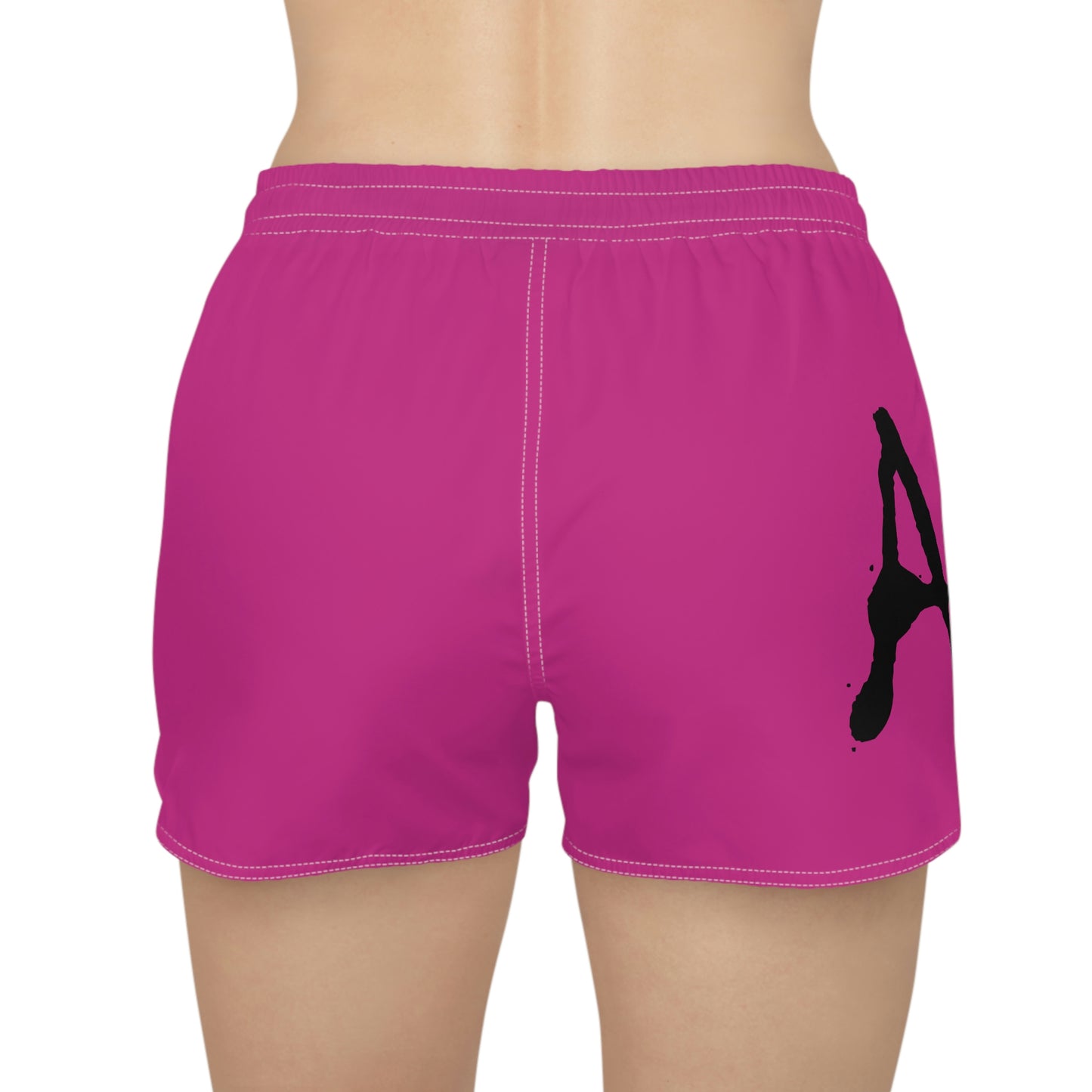 Chiller A Women's Pink Casual Shorts (AOP)