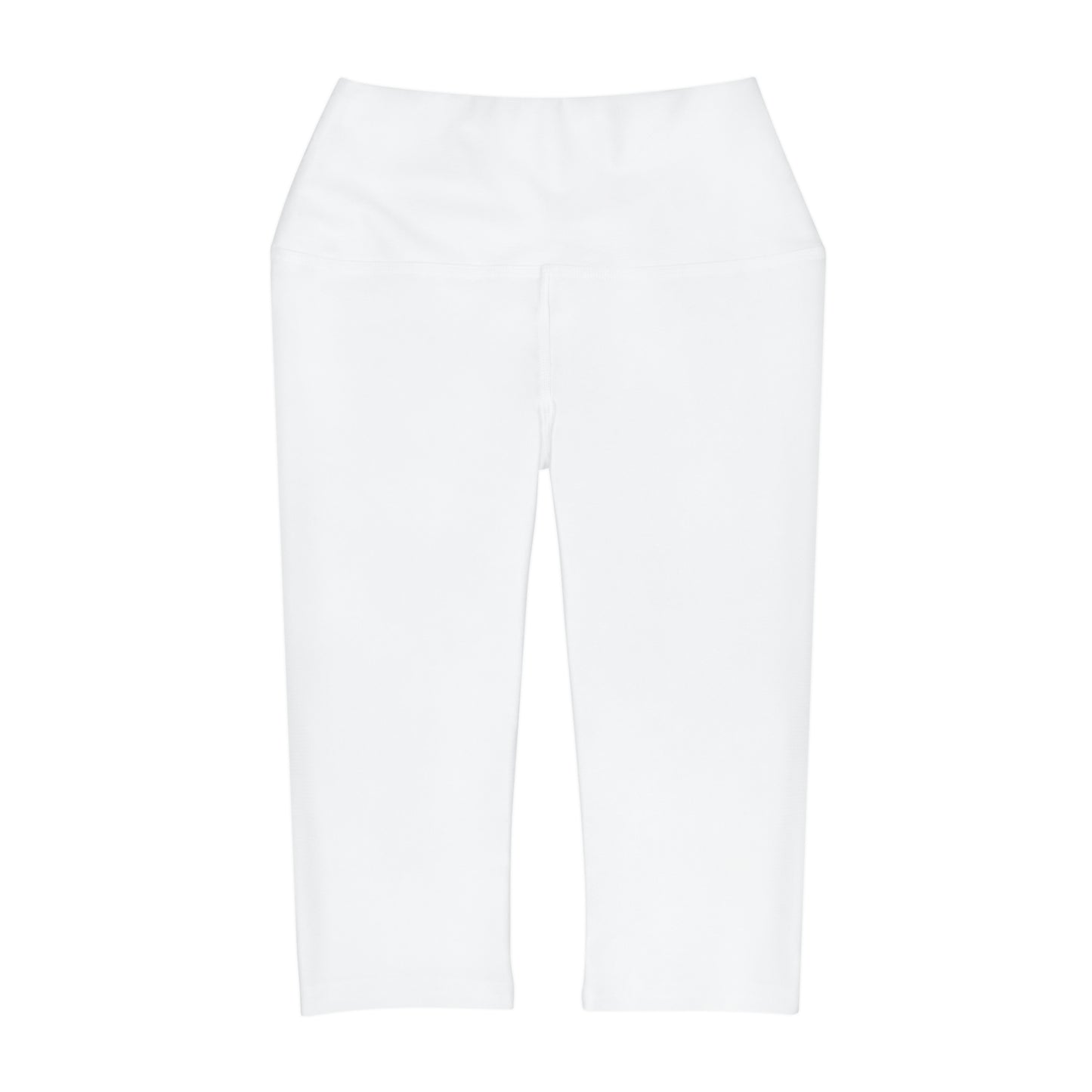 Chiller A White Yoga Capri Leggings