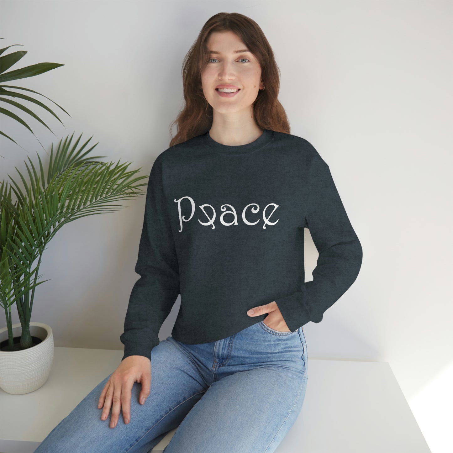 Peace Unisex Heavy Blend™ Crewneck Sweatshirt