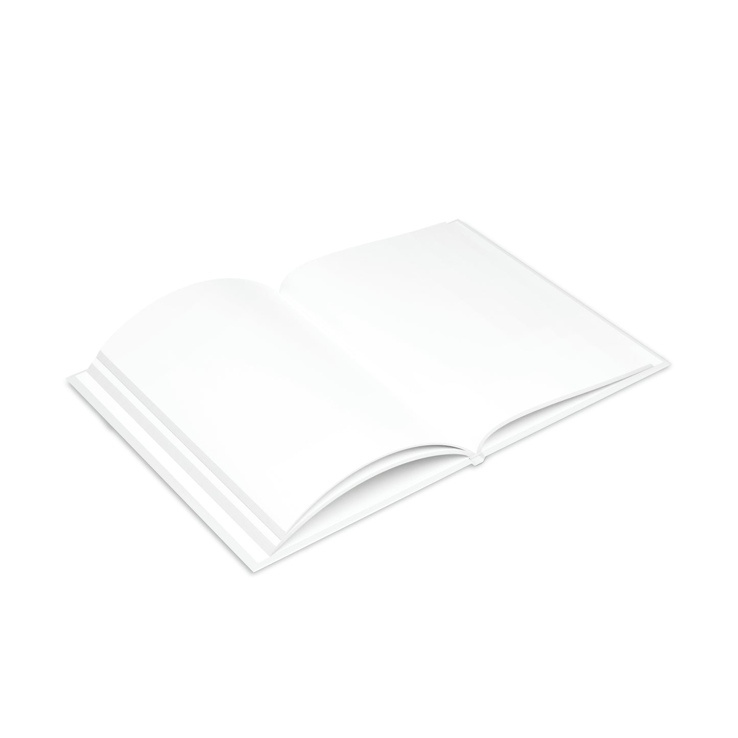 Chiller A White Hardcover Notebook with Puffy Covers