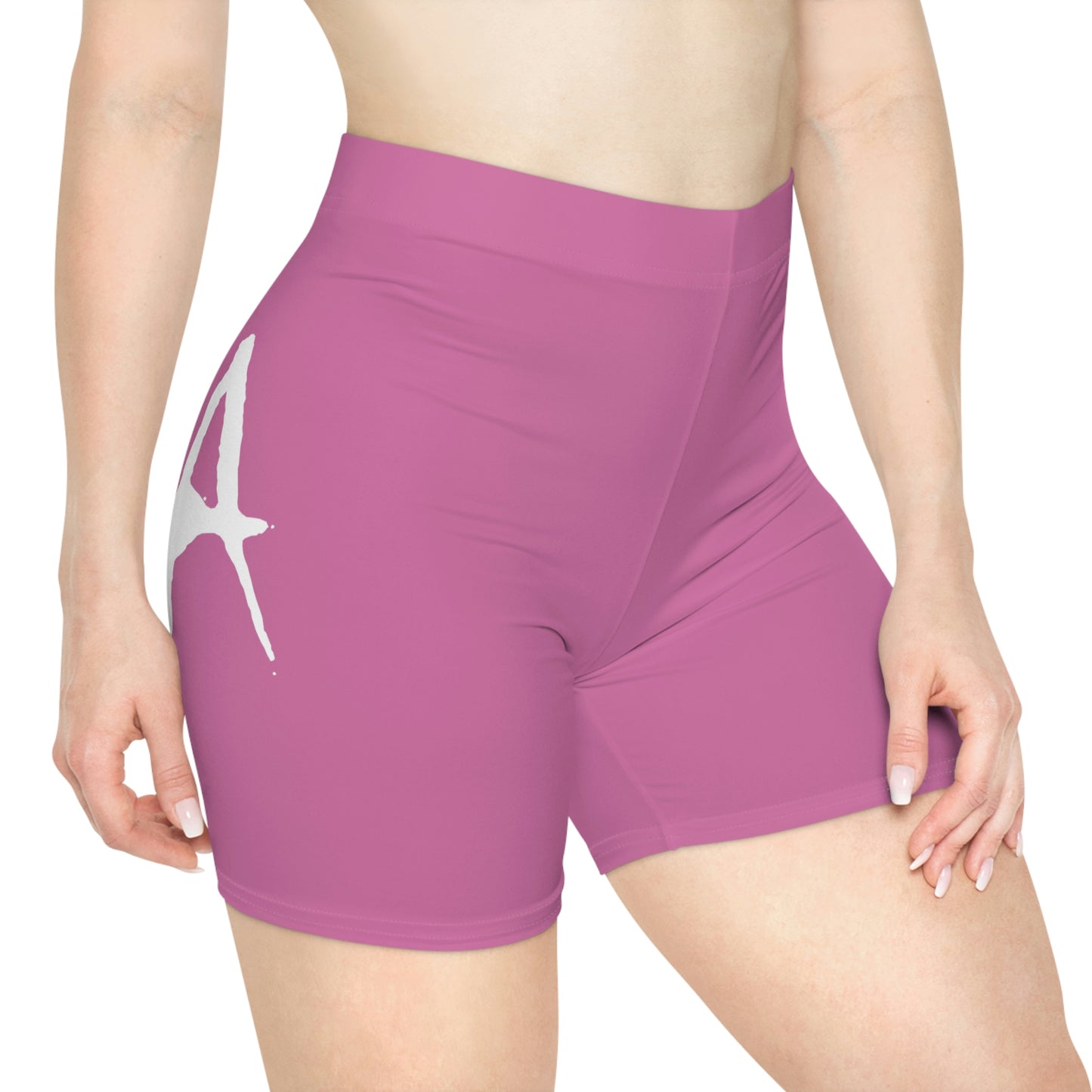 Chiller A Women's Light Pink Biker Shorts