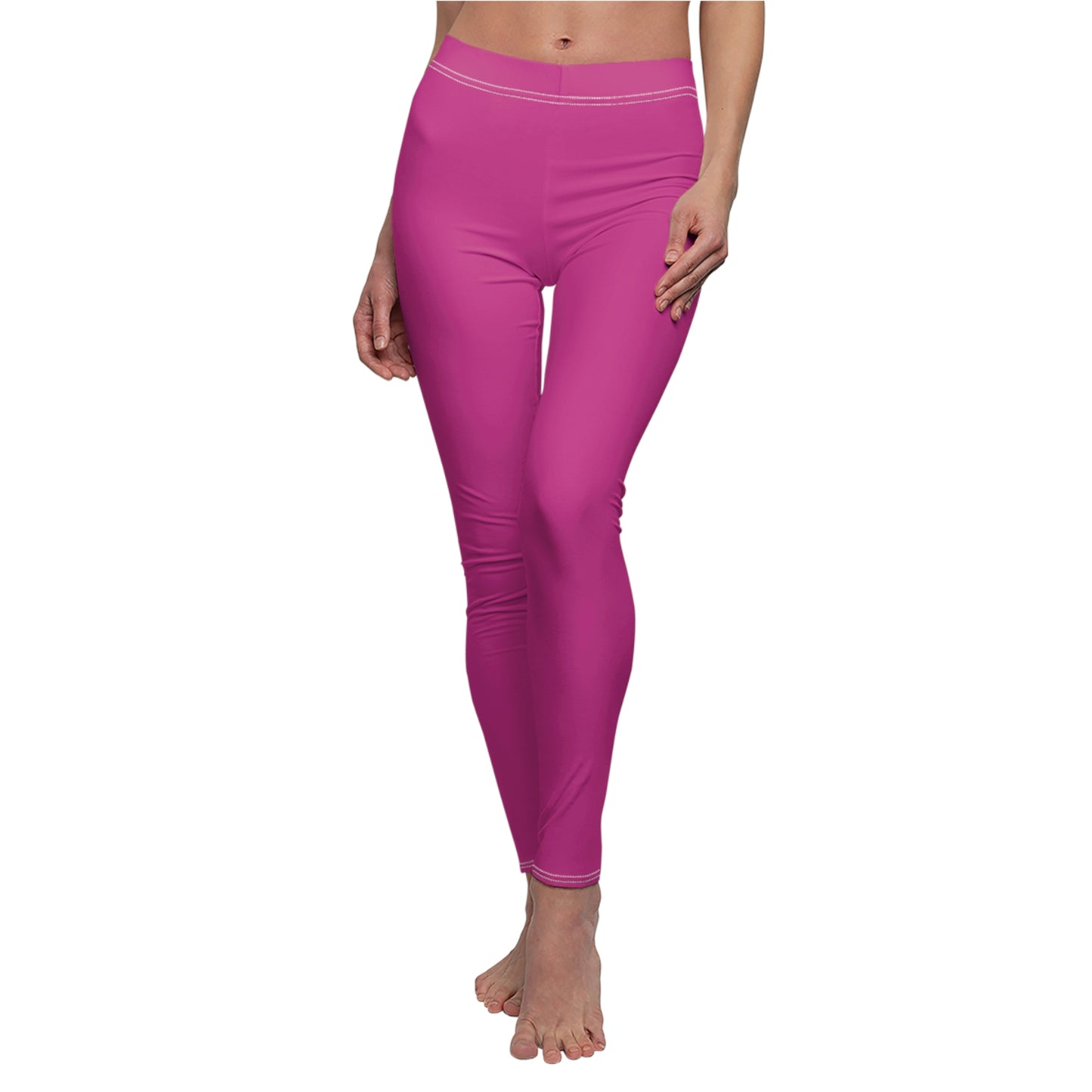 Chiller A Women's Pink Cut & Sew Casual Leggings