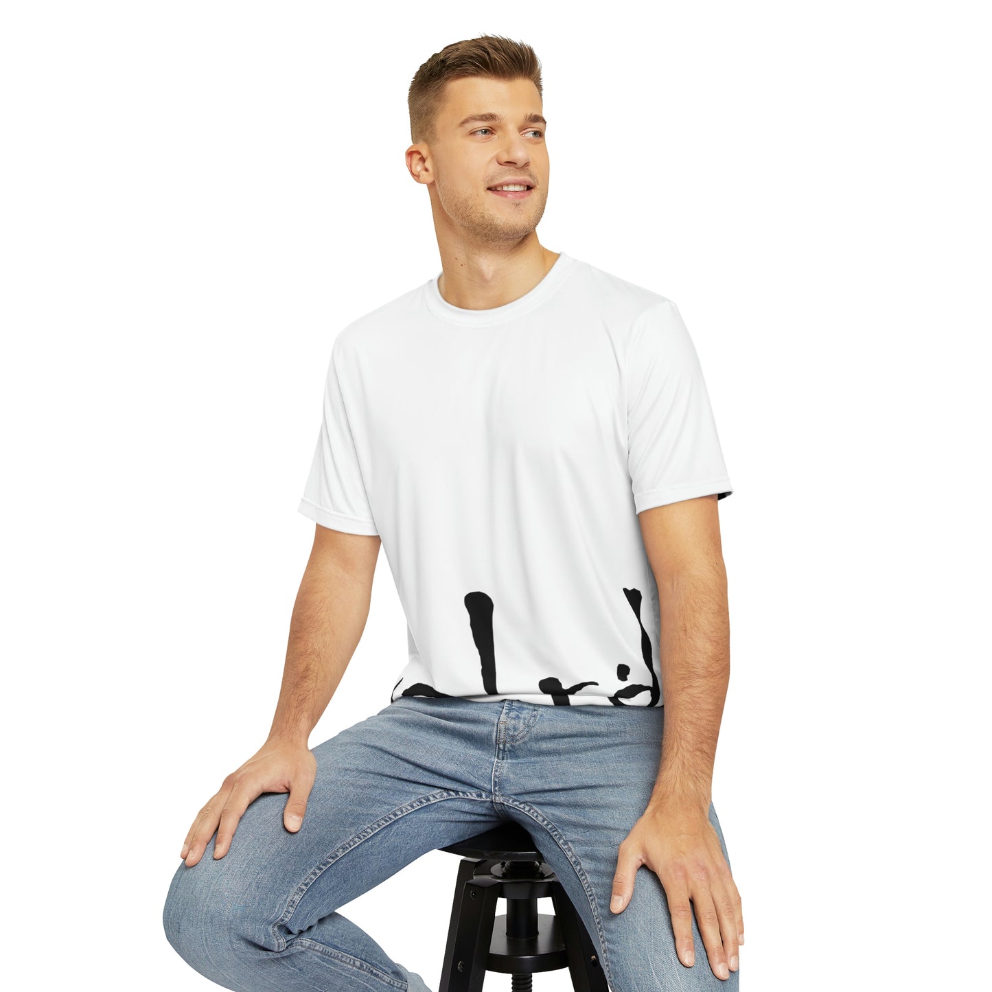 We!rdo Men's White Polyester Tee (AOP)