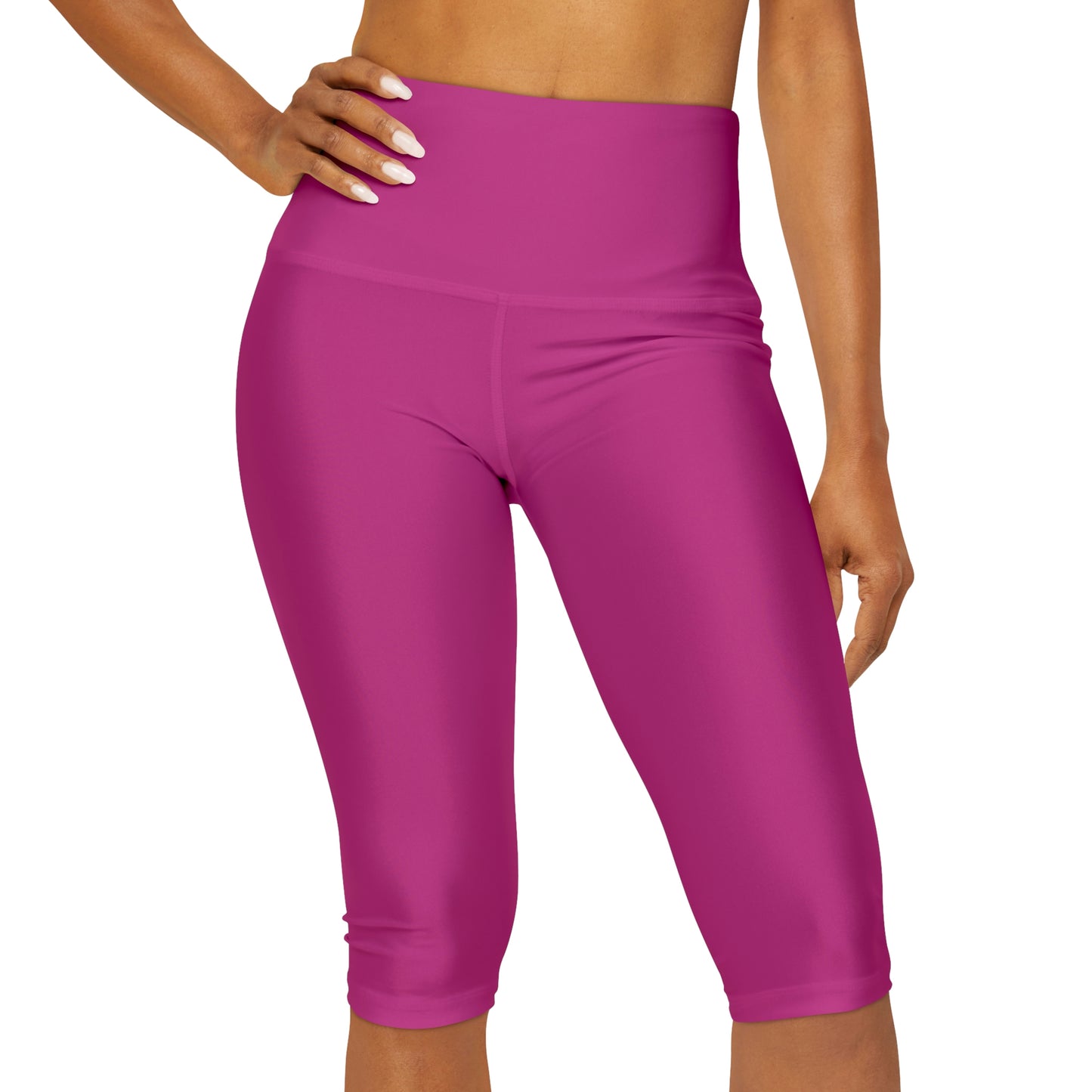 Chiller A Pink Yoga Capri Leggings