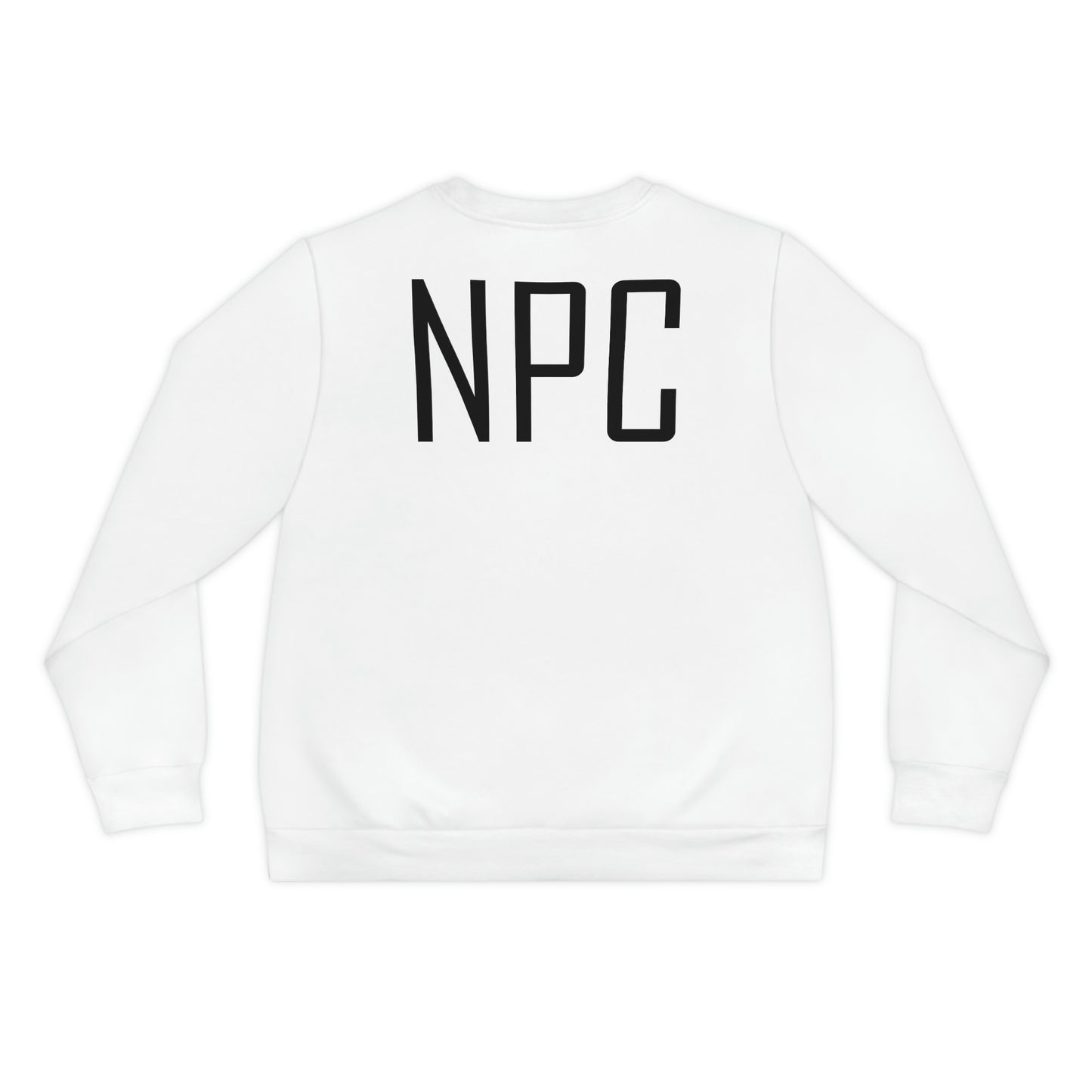 NPC White Lightweight Sweatshirt (AOP)