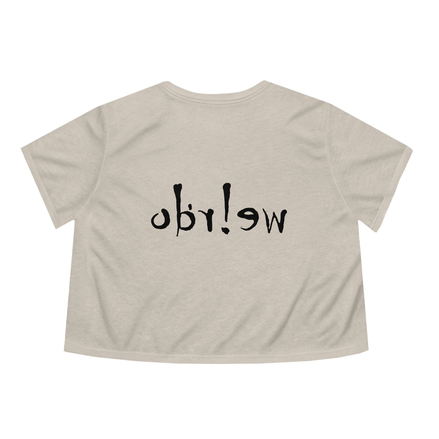 We!rdo Women's Flowy Cropped Tee