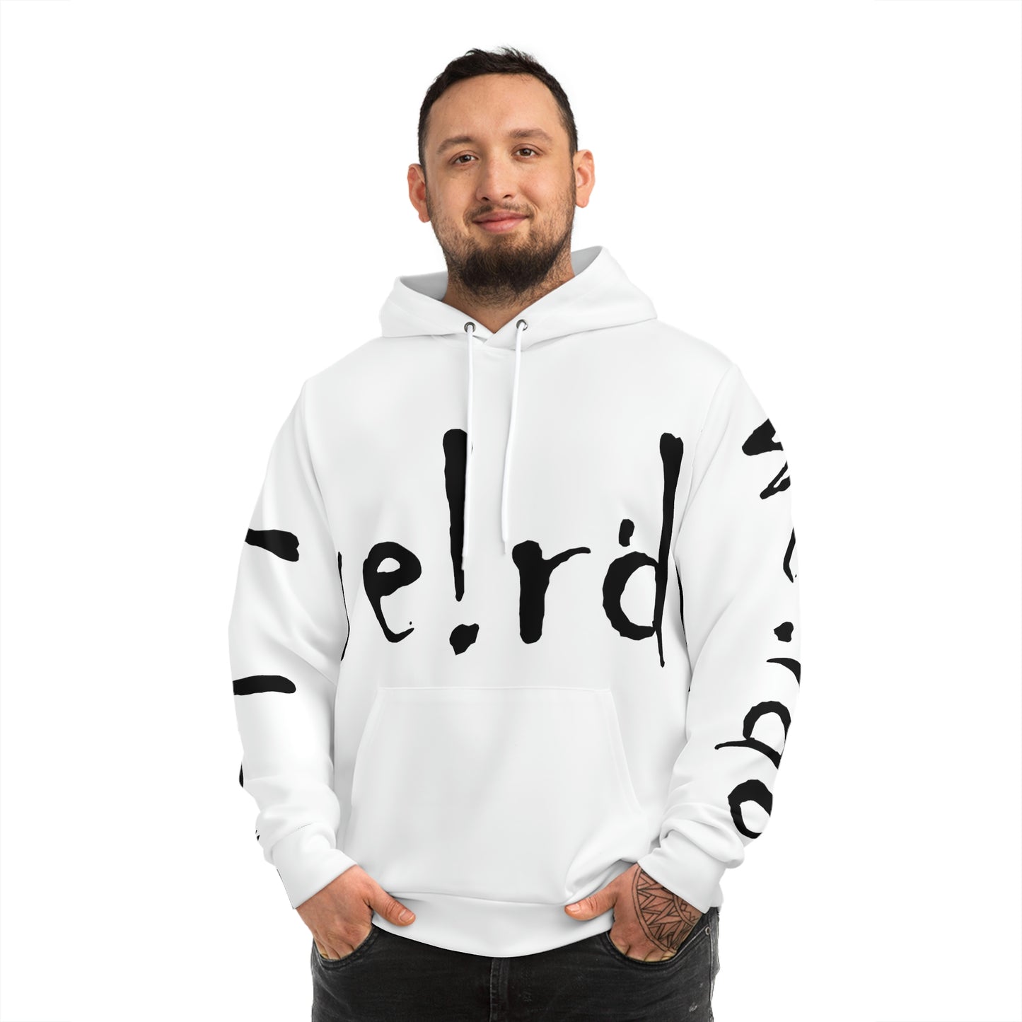 We!rdo White AOP Fashion Hoodie