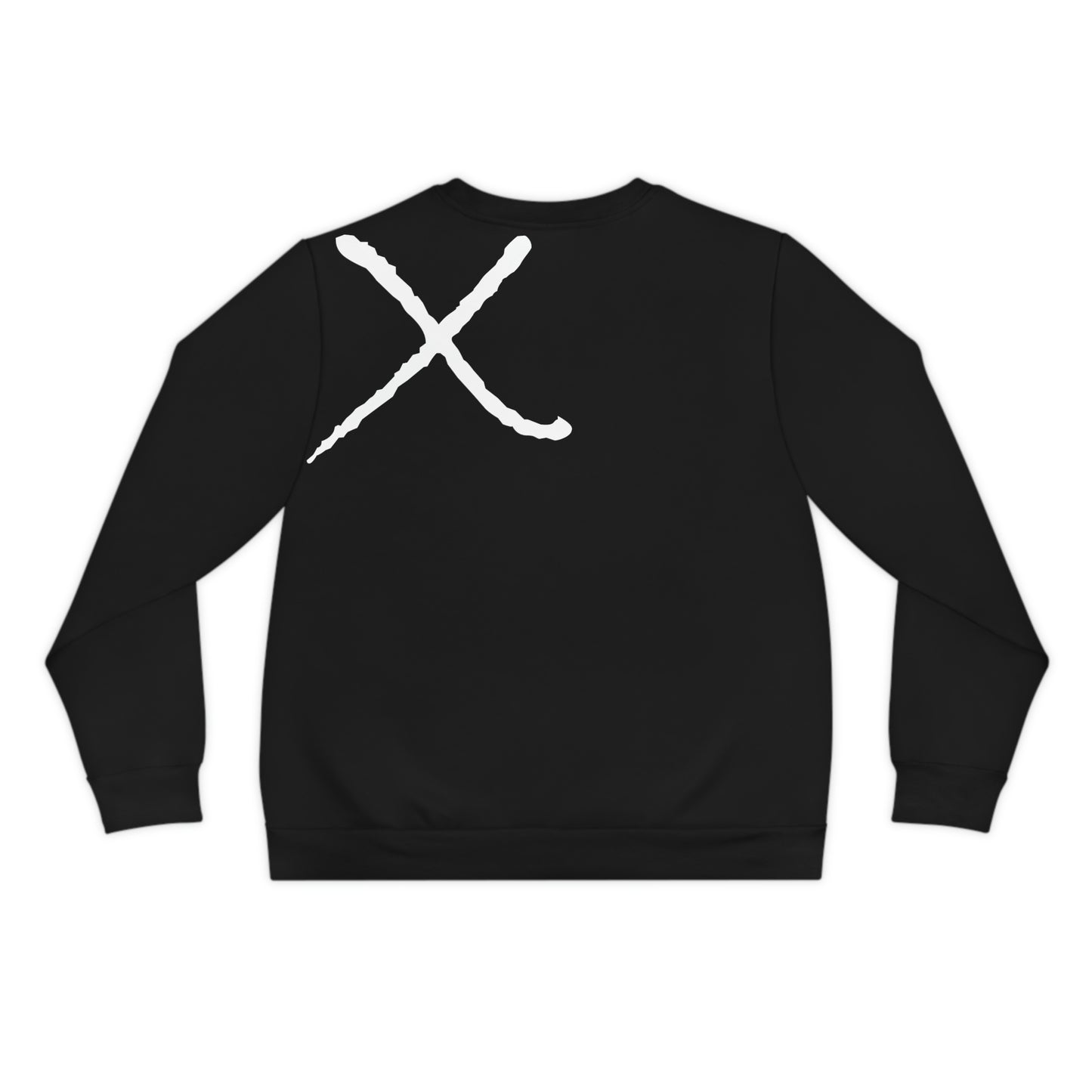 X Mark Black Lightweight Sweatshirt (AOP)