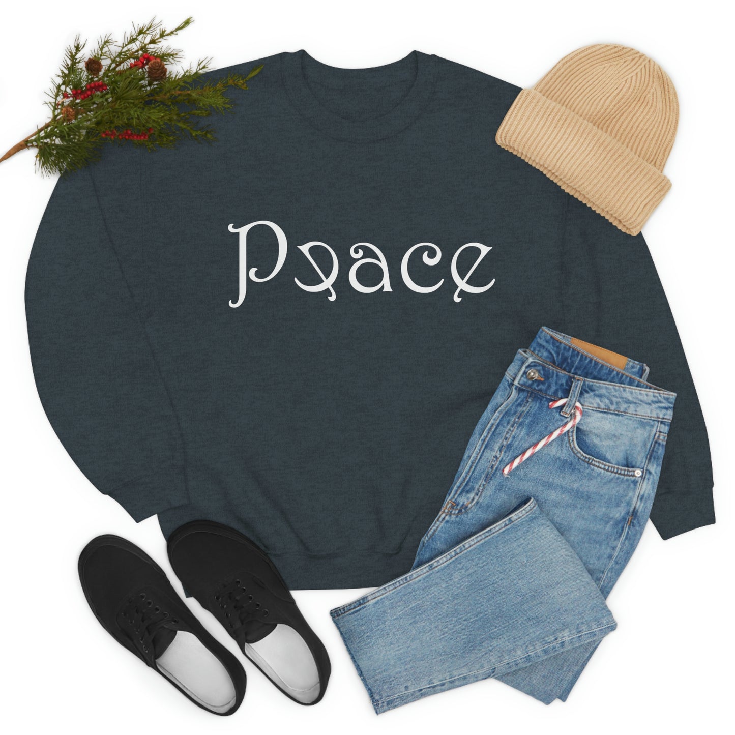 Peace Unisex Heavy Blend™ Crewneck Sweatshirt